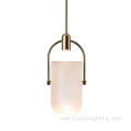 small modern matte black pendant light